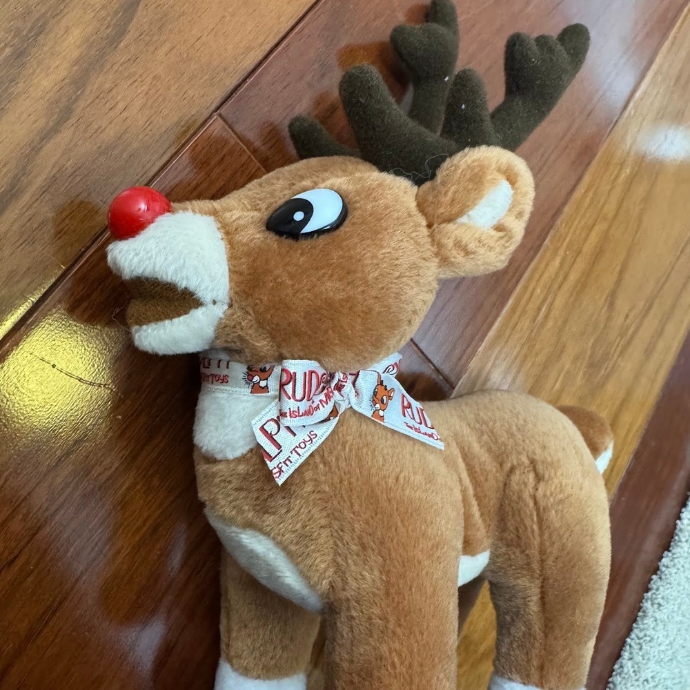 Rudolph Red-Nosed Reindeer Plush‎ 1998 Stuffins CVS 50th Anniversary Limited Ed
